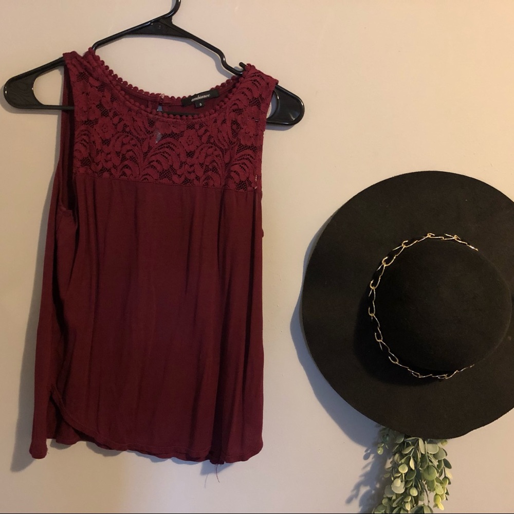 CUTE MAROON TANK TOP 3 FOR $25